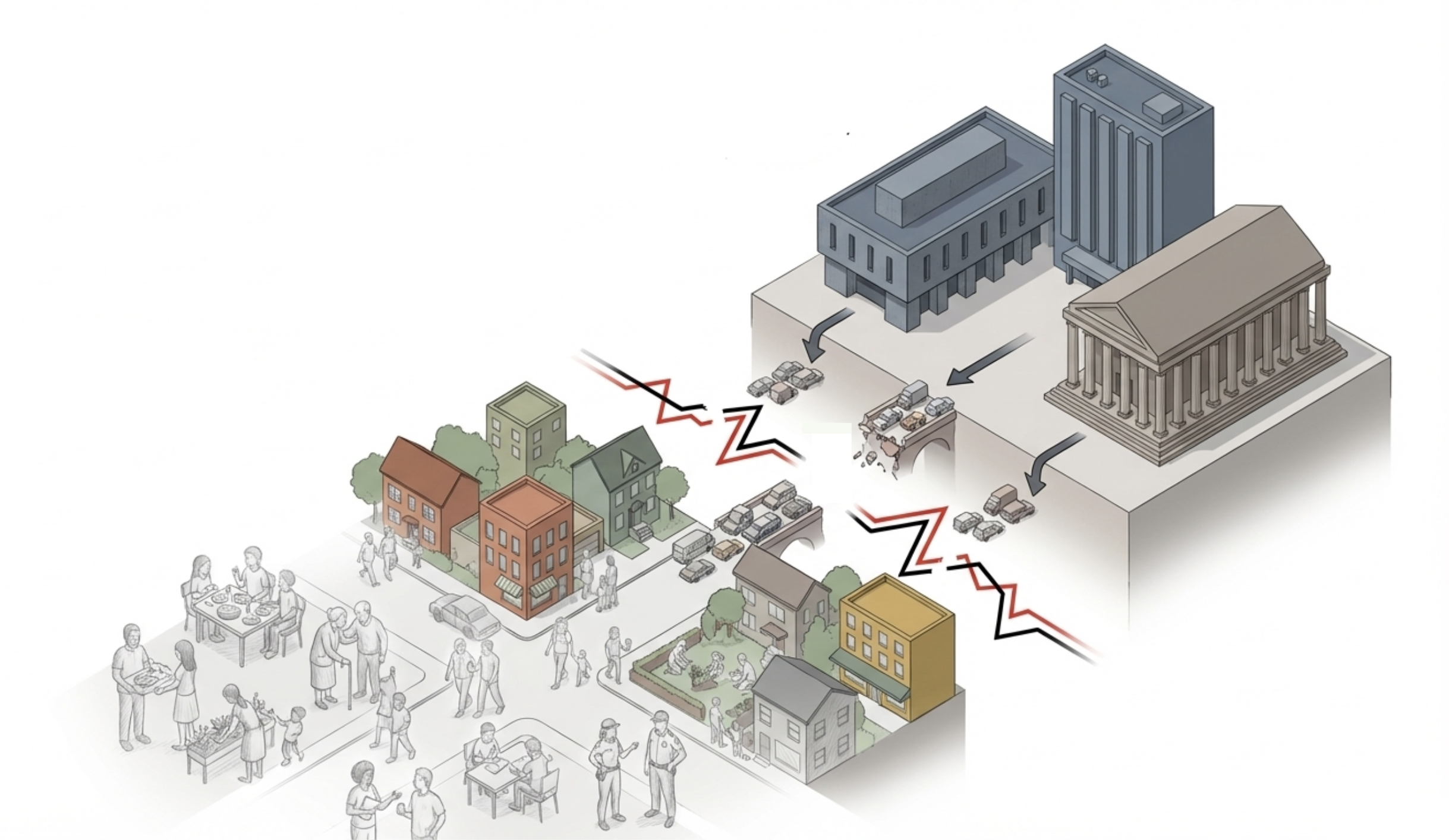 Public-sector coordination challenges and fragmentation
